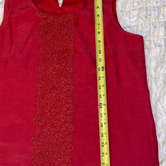 Coldwater creek lined lace sleeveless top Sz M - Picture 7 of 10